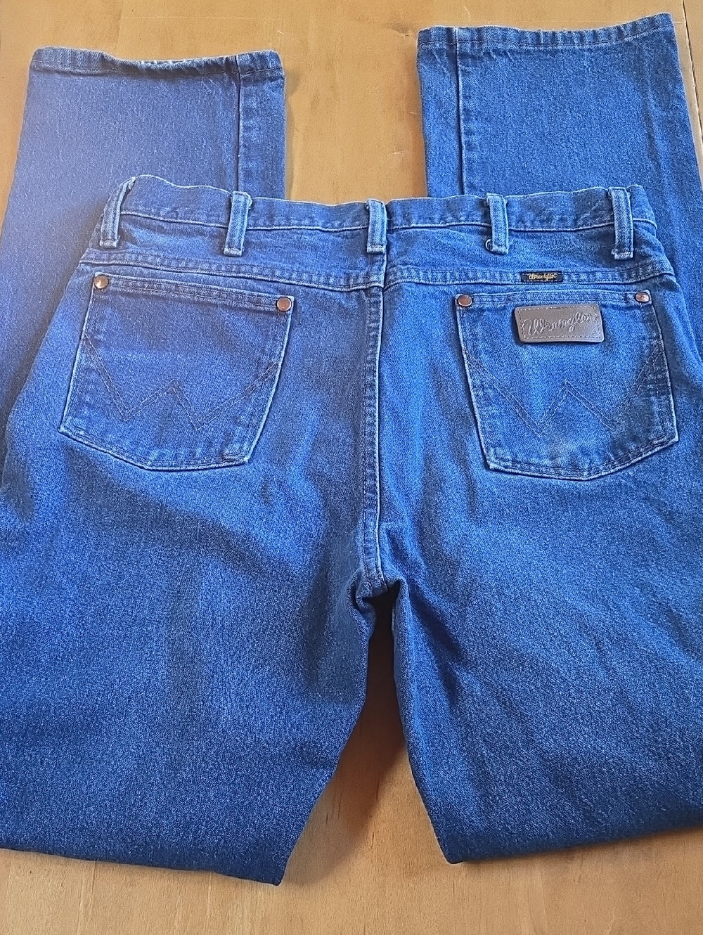 Wrangler Men’s Dark Blue Relaxed Fit Jeans 34x36 - Picture 1 of 4
